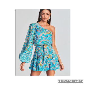 NWOT Hemant & Nandita LYNA SHORT DRESS | Sz Small